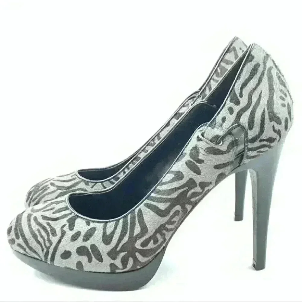 Bcbgeneration heels size 9 39 Hannah calf hair